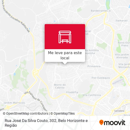 Rua José Da Silva Couto, 302 mapa
