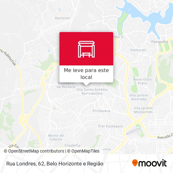 Rua Londres, 62 mapa