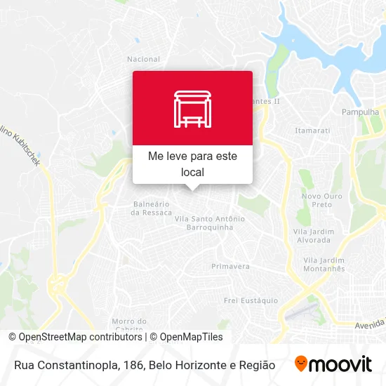 Rua Constantinopla, 186 mapa