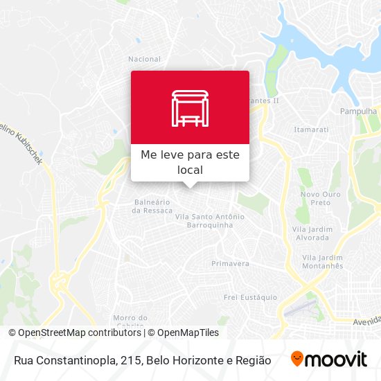 Rua Constantinopla, 215 mapa