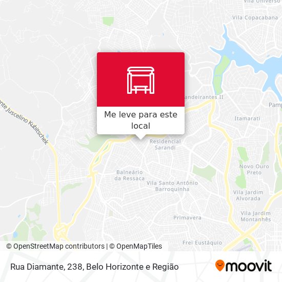 Rua Diamante, 238 mapa