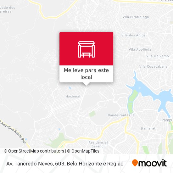 Av. Tancredo Neves, 603 mapa