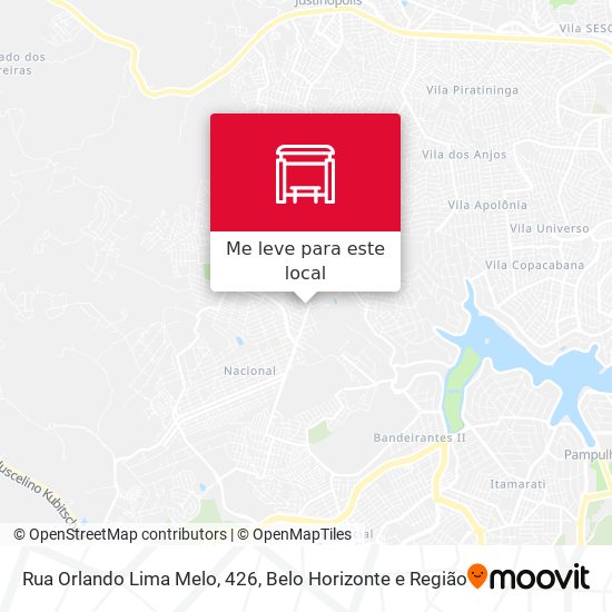 Rua Orlando Lima Melo, 426 mapa
