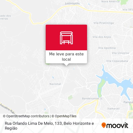 Rua Orlando Lima De Melo, 133 mapa