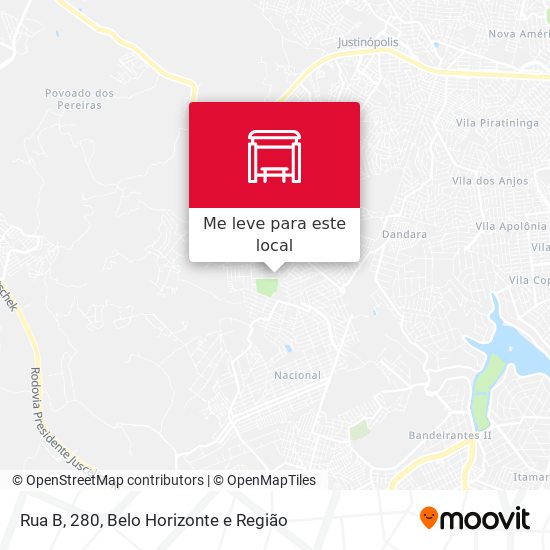 Rua B, 280 mapa