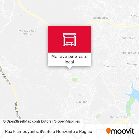 Rua Flamboyants, 89 mapa