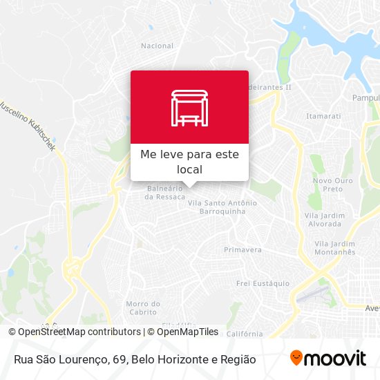 Rua São Lourenço, 69 mapa