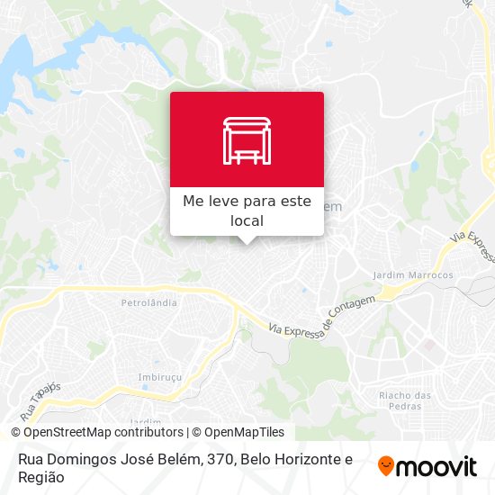 Rua Domingos José Belém, 370 mapa