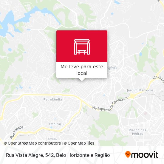 Rua Vista Alegre, 542 mapa