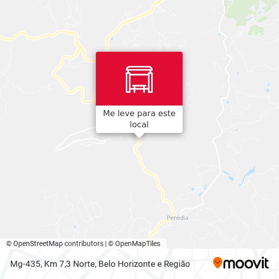 Mg-435, Km 7,3 Norte mapa