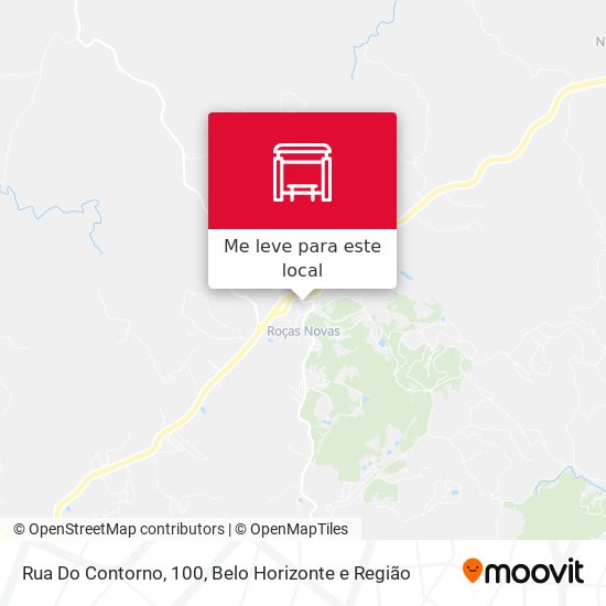 Rua Do Contorno, 100 mapa