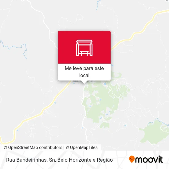 Rua Bandeirinhas, Sn mapa