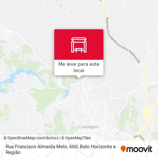 Rua Francisco Almeida Melo, 660 mapa