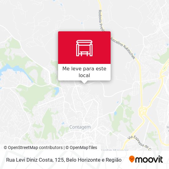Rua Levi Diniz Costa, 125 mapa