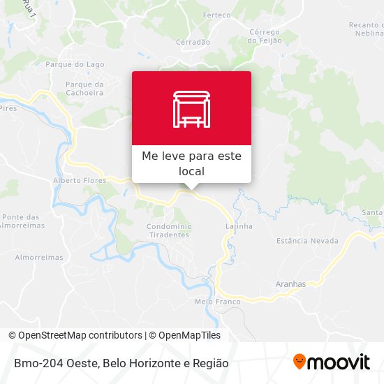 Bmo-204 Oeste mapa