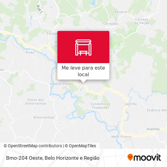 Bmo-204 Oeste mapa