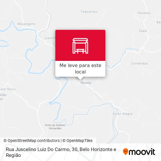 Rua Juscelino Luiz Do Carmo, 30 mapa