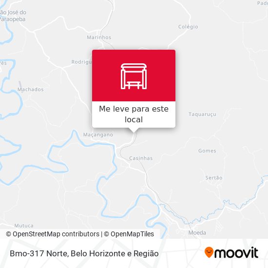 Bmo-317 Norte mapa