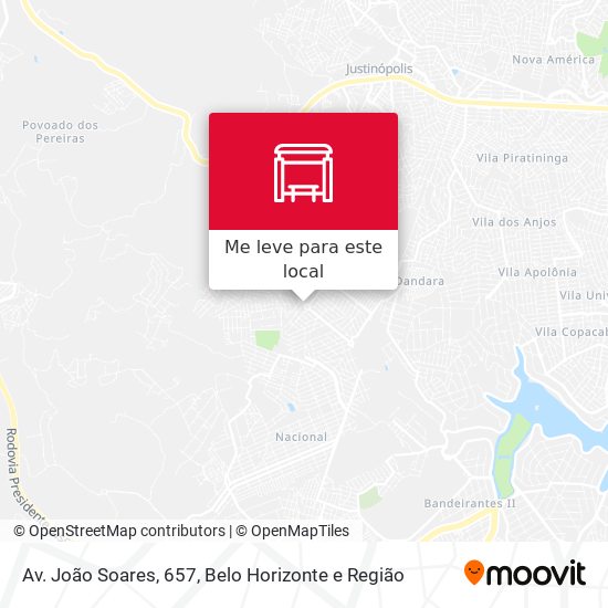 Av. João Soares, 657 mapa