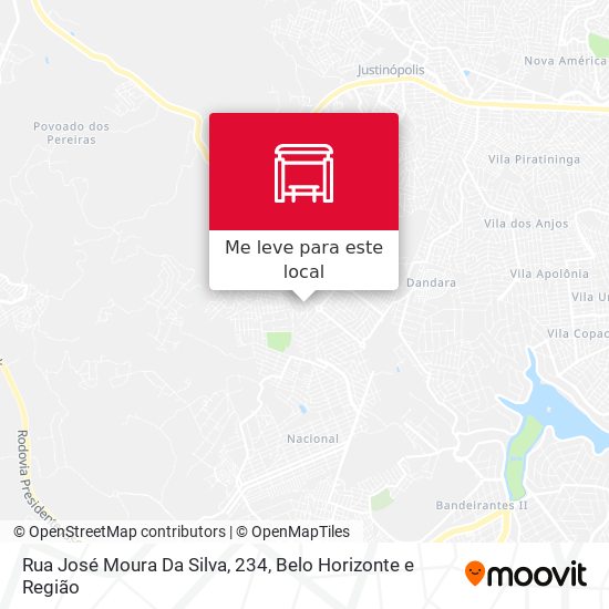 Rua José Moura Da Silva, 234 mapa