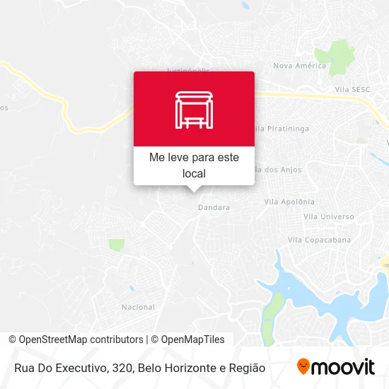 Rua Do Executivo, 320 mapa