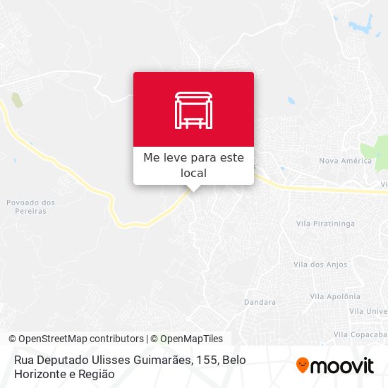Rua Deputado Ulisses Guimarães, 155 mapa