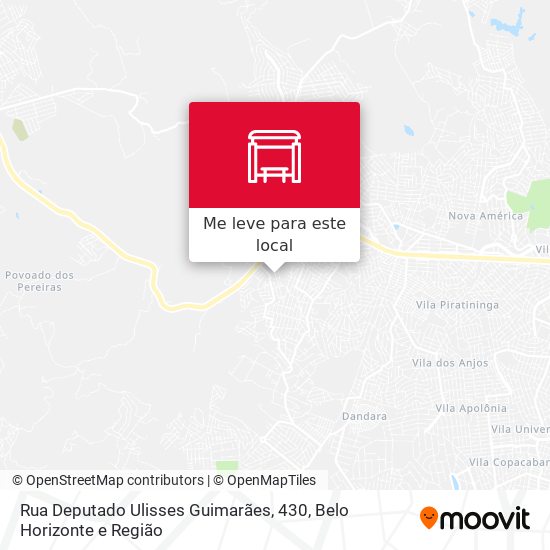 Rua Deputado Ulisses Guimarães, 430 mapa