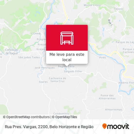 Rua Pres. Vargas, 2200 mapa