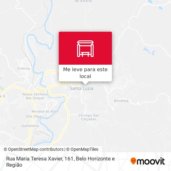 Rua Maria Teresa Xavier, 161 mapa