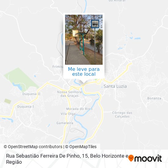 Rua Sebastião Ferreira De Pinho, 15 mapa