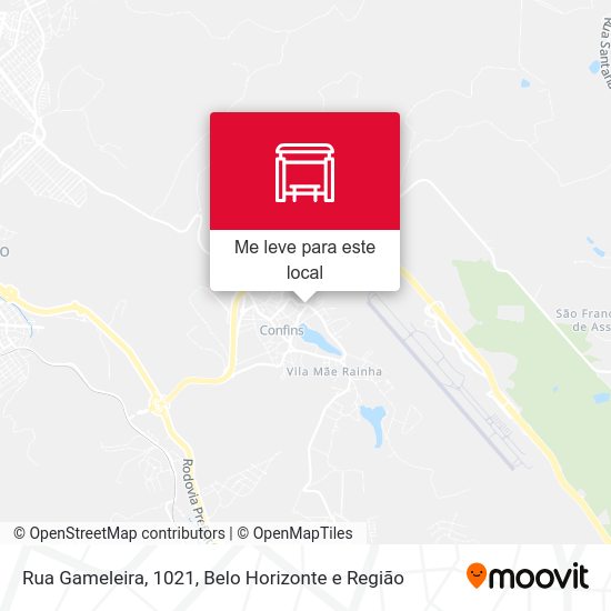 Rua Gameleira, 1021 mapa