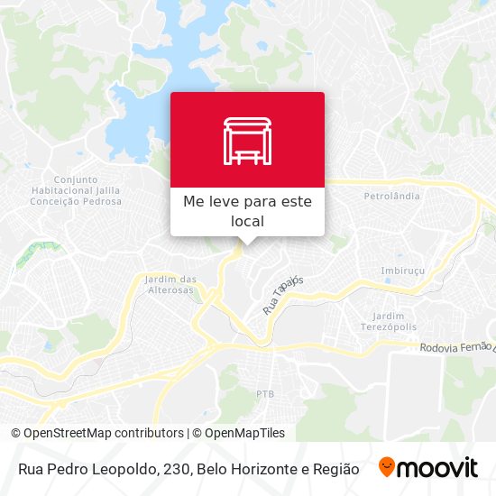 Rua Pedro Leopoldo, 230 mapa