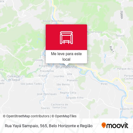 Rua Yayá Sampaio, 565 mapa