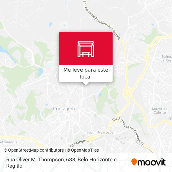 Rua Oliver M. Thompson, 638 mapa