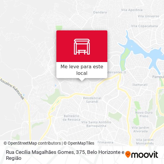 Rua Cecília Magalhães Gomes, 375 mapa