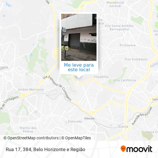 Rua 17, 384 mapa
