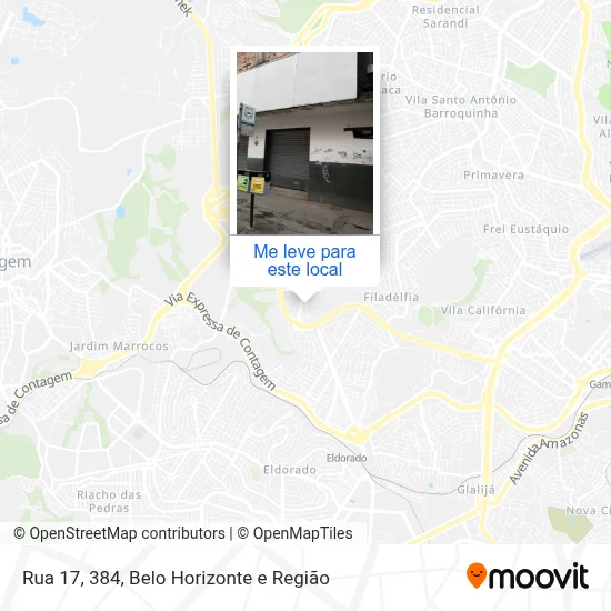 Rua 17, 384 mapa