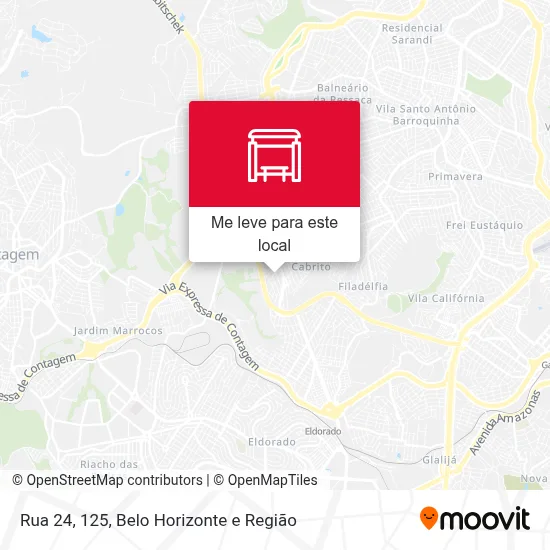 Rua 24, 125 mapa