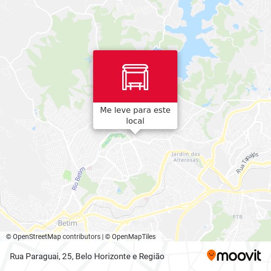 Rua Paraguai, 25 mapa