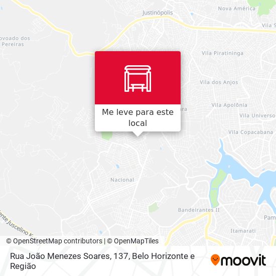Rua João Menezes Soares, 137 mapa