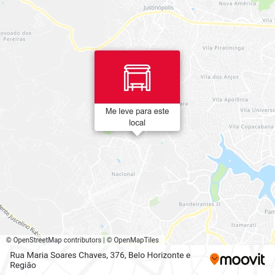 Rua Maria Soares Chaves, 376 mapa