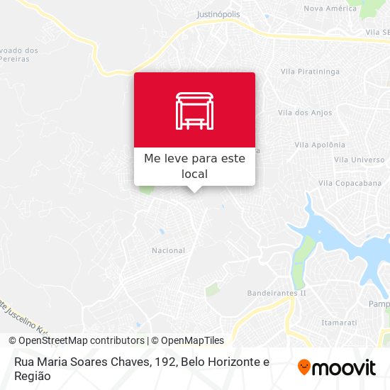 Rua Maria Soares Chaves, 192 mapa