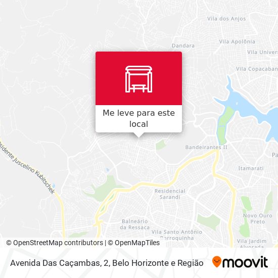 Avenida Das Caçambas, 2 mapa