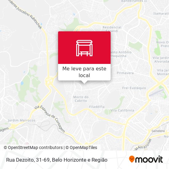 Rua Dezoito, 31-69 mapa