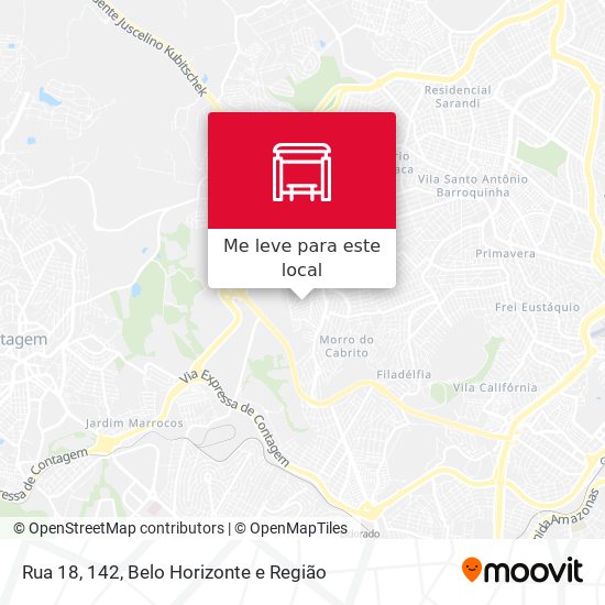 Rua 18, 142 mapa