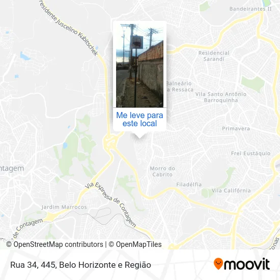 Rua 34, 445 mapa