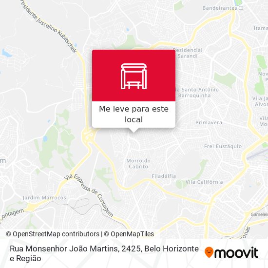 Rua Monsenhor João Martins, 2425 mapa