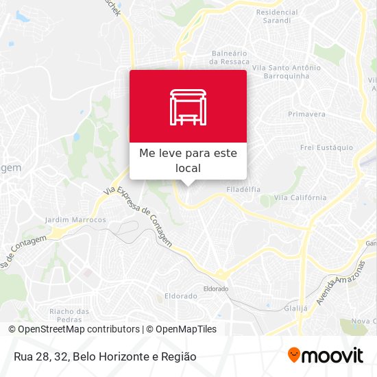Rua 28, 32 mapa