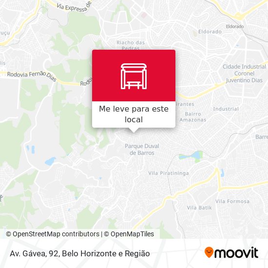 Av. Gávea, 92 mapa