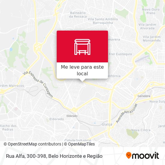 Rua Alfa, 300-398 mapa